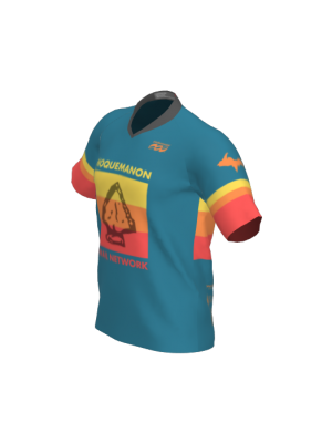 Podiumwear Men's Silver Short Sleeve MTB Jersey - New Fabric 2025!