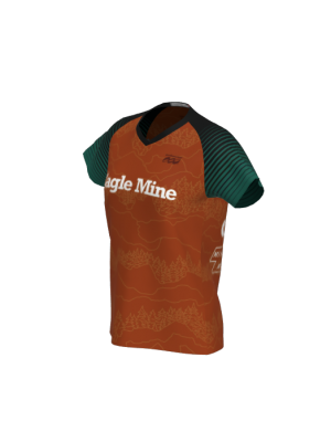 Podiumwear Women's Silver Short Sleeve MTB Jersey - NEW FABRIC 2025!