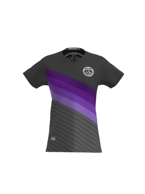 Podiumwear Women's Silver Short Sleeve MTB Jersey - NEW FABRIC 2025!