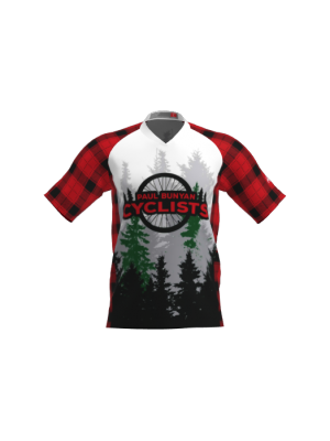 Podiumwear Men's Silver Short Sleeve MTB Jersey - New Fabric 2025!