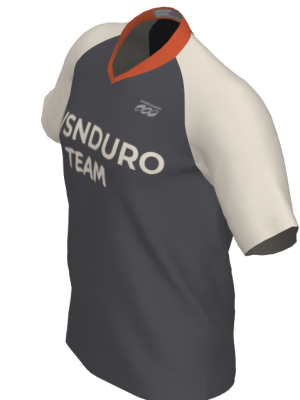 Podiumwear Men's Silver Short Sleeve MTB Jersey - New Fabric 2025!
