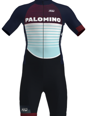 Podiumwear Men's Short Sleeve Skinsuit with Pockets