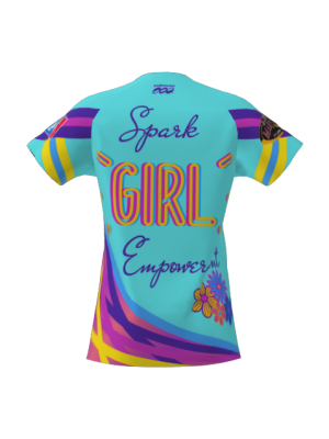 Podiumwear Women's Silver Short Sleeve MTB Jersey - NEW FABRIC 2025!