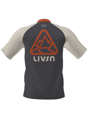 Podiumwear Men's Silver Short Sleeve MTB Jersey - New Fabric 2025!