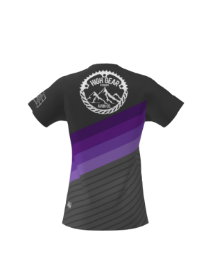 Podiumwear Women's Silver Short Sleeve MTB Jersey - NEW FABRIC 2025!