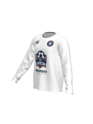 Podiumwear Unisex Silver Long Sleeve Tech Tee - New Fabric 2025!