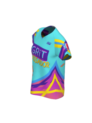 Podiumwear Women's Silver Short Sleeve MTB Jersey - NEW FABRIC 2025!