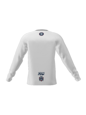 Podiumwear Unisex Silver Long Sleeve Tech Tee - New Fabric 2025!