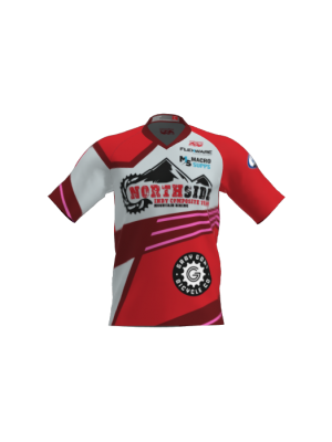 Podiumwear Men's Silver Short Sleeve MTB Jersey - New Fabric 2025!