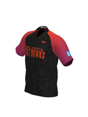 Podiumwear Men's Silver Short Sleeve MTB Jersey - New Fabric 2025!