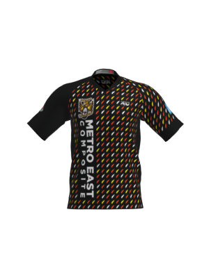 Podiumwear Men's Silver Short Sleeve MTB Jersey - New Fabric 2025!