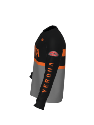 Podiumwear Unisex Silver Long Sleeve Tech Tee - New Fabric 2025!