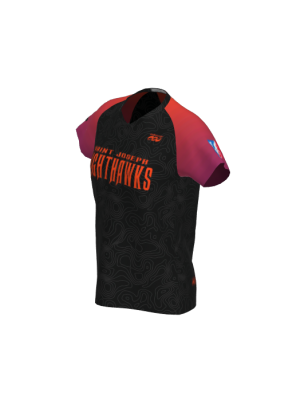 Podiumwear Women's Silver Short Sleeve MTB Jersey - NEW FABRIC 2025!