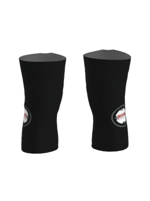 Podiumwear Dyed Black Kneewarmers