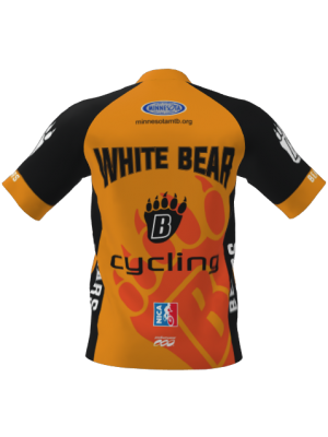 Podiumwear Men's Silver Short Sleeve MTB Jersey