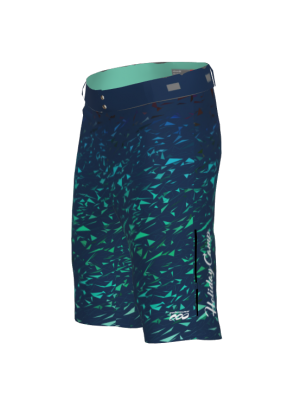Podiumwear Unisex Silver Traverse MTB Baggie - New Fabric 2025!