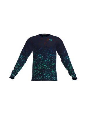 Podiumwear Unisex Silver Long Sleeve Tech Tee - New Fabric 2025!