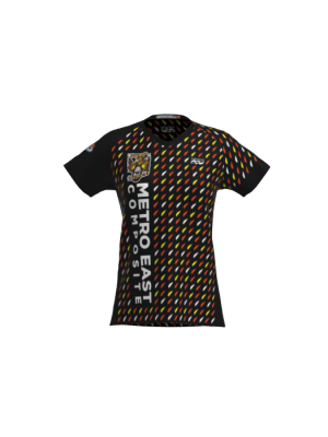 Podiumwear Women's Silver Short Sleeve MTB Jersey - NEW FABRIC 2025!