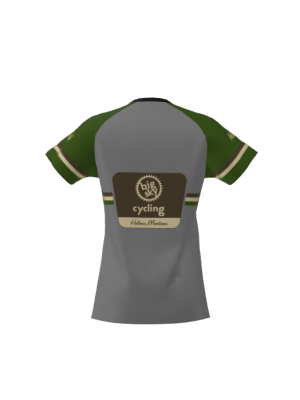Podiumwear Women's Silver Short Sleeve MTB Jersey - NEW FABRIC 2025!