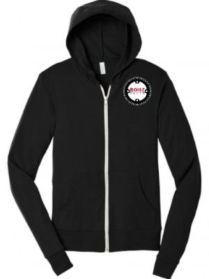 Podiumwear Unisex Sponge-Fleece Full-Zip Hoodie with Print