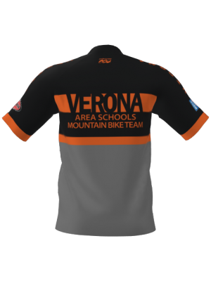 Podiumwear Men's Silver Short Sleeve MTB Jersey - New Fabric 2025!