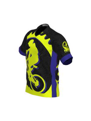 Podiumwear Men's Silver Short Sleeve MTB Jersey - New Fabric 2025!