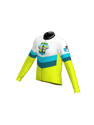 Podiumwear Men's Gold Merino Wool Long Sleeve Jersey