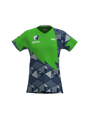 Podiumwear Women's Silver Short Sleeve MTB Jersey - NEW FABRIC 2025!