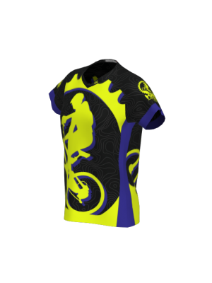 Podiumwear Women's Silver Short Sleeve MTB Jersey - NEW FABRIC 2025!