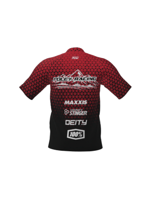 Podiumwear Men's Silver Short Sleeve MTB Jersey - New Fabric 2025!
