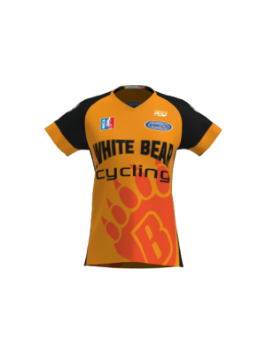 Podiumwear Women's Silver Short Sleeve MTB Jersey - NEW FABRIC 2025!