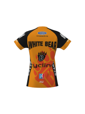 Podiumwear Women's Silver Short Sleeve MTB Jersey - NEW FABRIC 2025!
