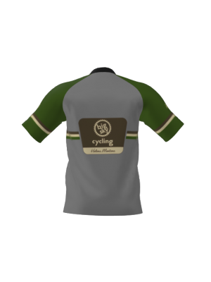 Podiumwear Men's Silver Short Sleeve MTB Jersey - New Fabric 2025!