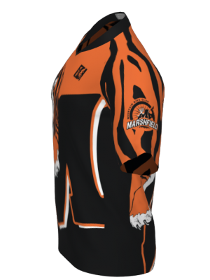 Podiumwear Men's Silver Short Sleeve MTB Jersey - New Fabric 2025!