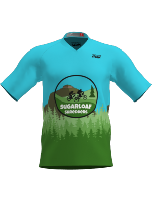 Podiumwear Men's Silver Short Sleeve MTB Jersey - New Fabric 2025!