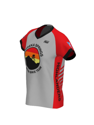 Podiumwear Women's Silver Short Sleeve MTB Jersey - NEW FABRIC 2025!