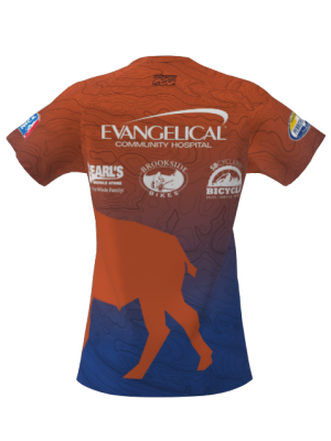 Podiumwear Women's Silver Short Sleeve MTB Jersey - NEW FABRIC 2025!