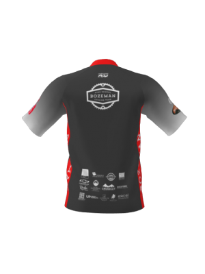 Podiumwear Men's Silver Short Sleeve MTB Jersey - New Fabric 2025!