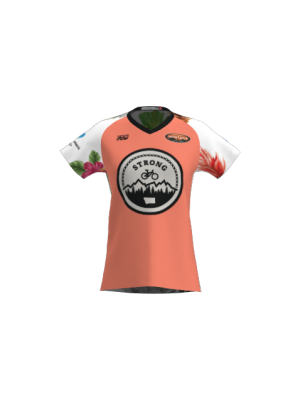 Podiumwear Women's Silver Short Sleeve MTB Jersey - NEW FABRIC 2025!