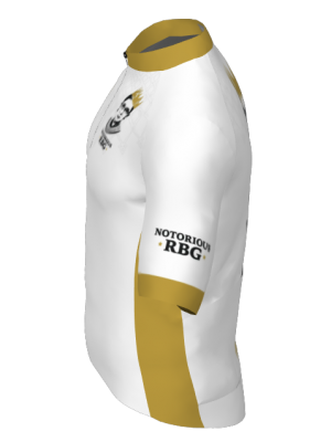 Podiumwear Men's Gold Full Zip Jersey