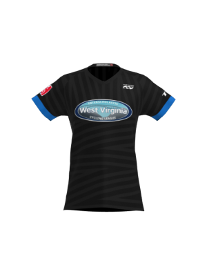 Podiumwear Women's Silver Short Sleeve MTB Jersey - NEW FABRIC 2025!