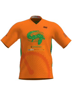 Podiumwear Men's Silver Short Sleeve MTB Jersey - New Fabric 2025!