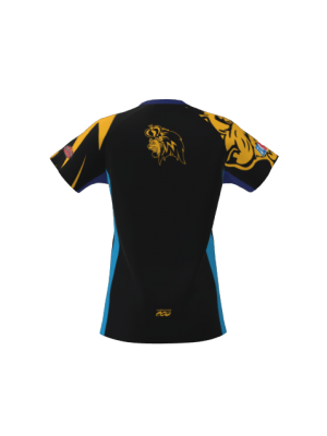 Podiumwear Women's Silver Short Sleeve MTB Jersey - NEW FABRIC 2025!