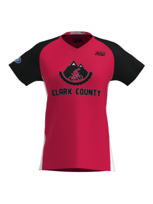Podiumwear Women's Silver Short Sleeve MTB Jersey - NEW FABRIC 2025!