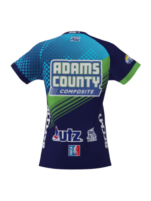 Podiumwear Women's Silver Short Sleeve MTB Jersey - NEW FABRIC 2025!