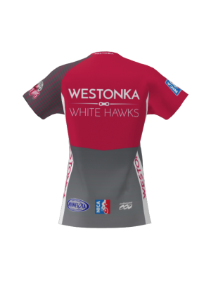 Podiumwear Women's Silver Short Sleeve MTB Jersey - NEW FABRIC 2025!