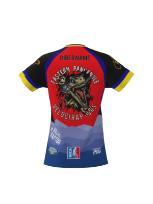 Podiumwear Women's Silver Short Sleeve MTB Jersey - NEW FABRIC 2025!