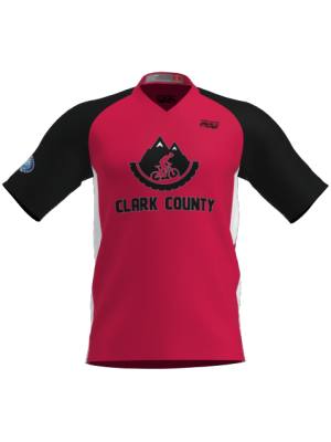 Podiumwear Men's Silver Short Sleeve MTB Jersey - New Fabric 2025!