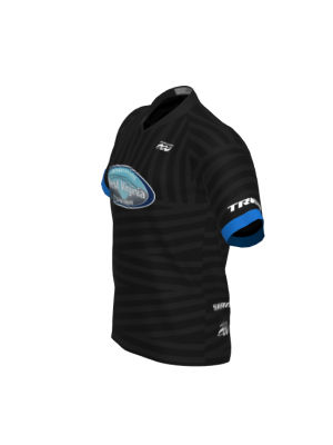 Podiumwear Men's Silver Short Sleeve MTB Jersey - New Fabric 2025!