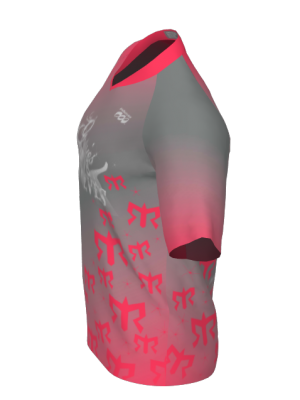 Podiumwear Men's Silver Short Sleeve MTB Jersey - New Fabric 2025!